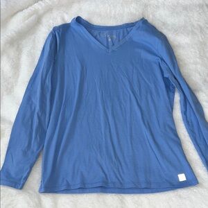 Women's Long Sleeve Blue Top